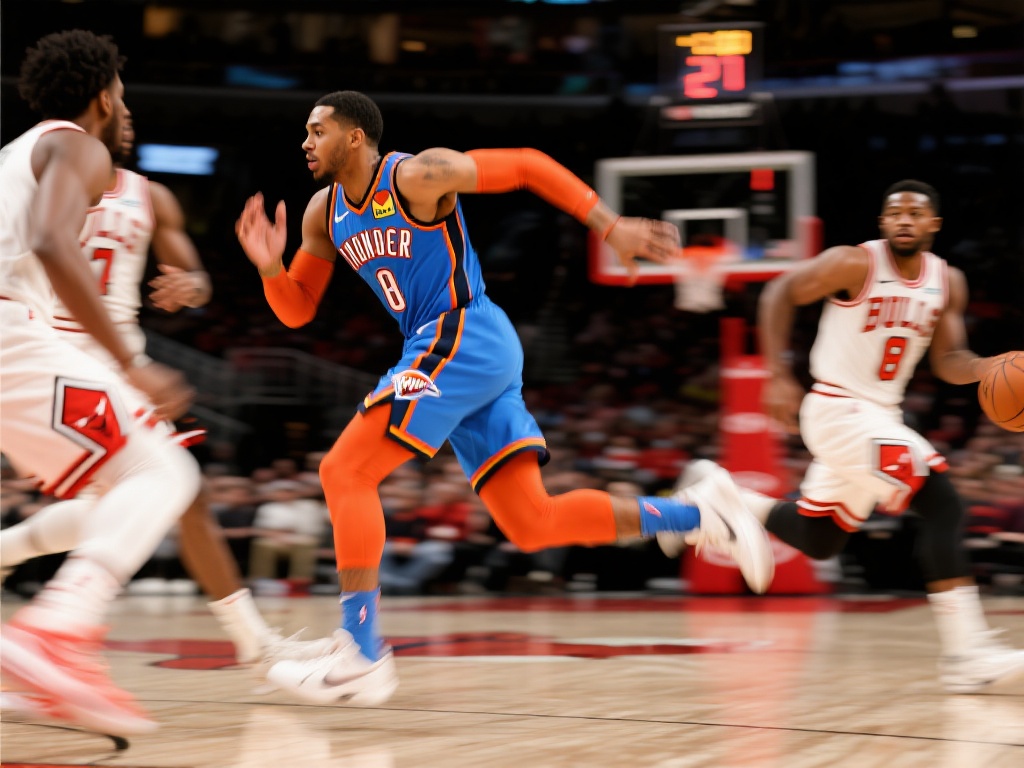 公牛近12场高光表现 今日惨遭雷霆痛击 雷霆是一支以速度和活力著称的球队,在面对